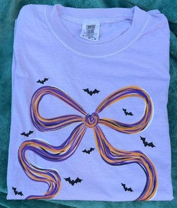 Purple/ Orange Bats - COMFORT COLORS