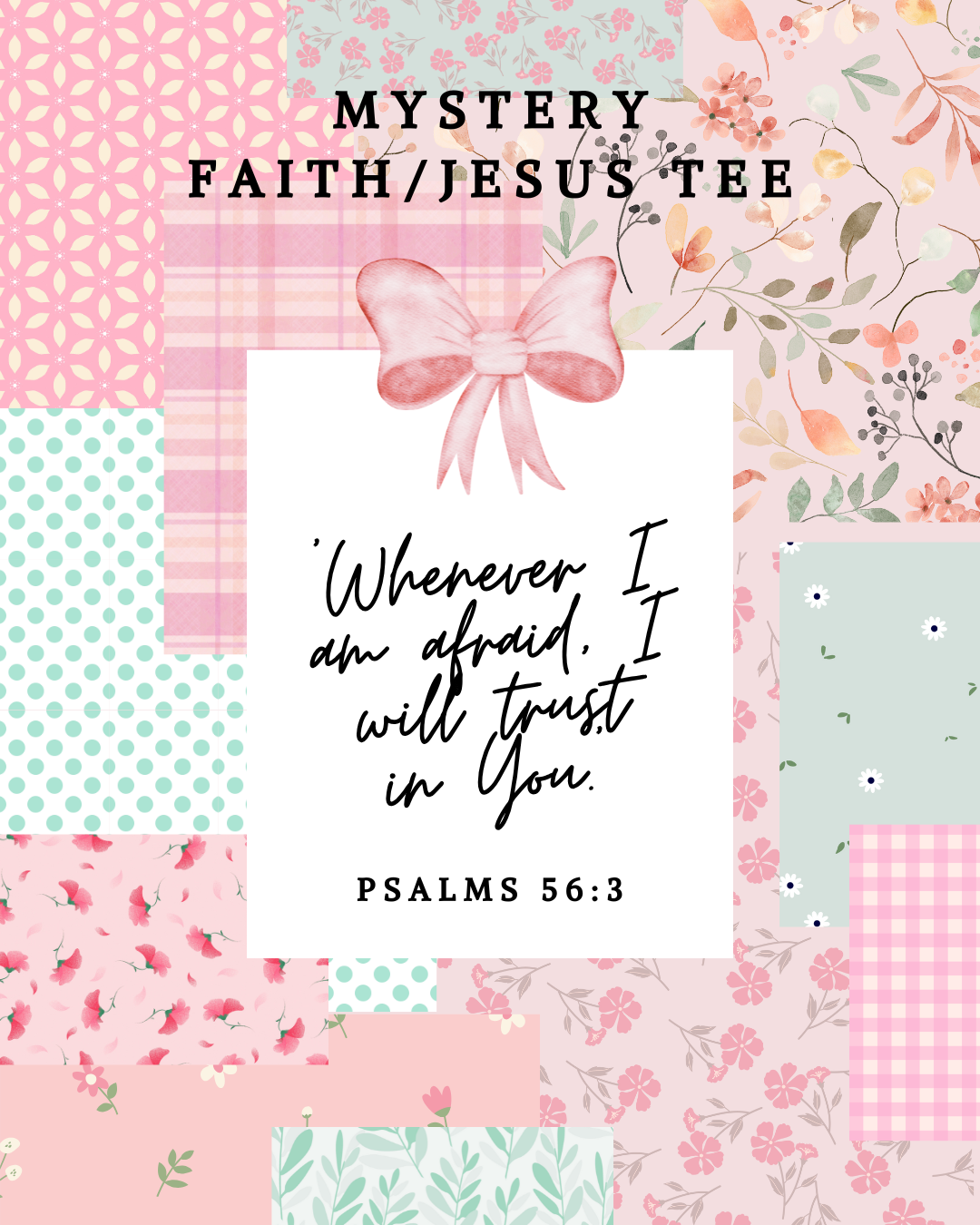 Faith/JESUS - 2 Mystery Tee