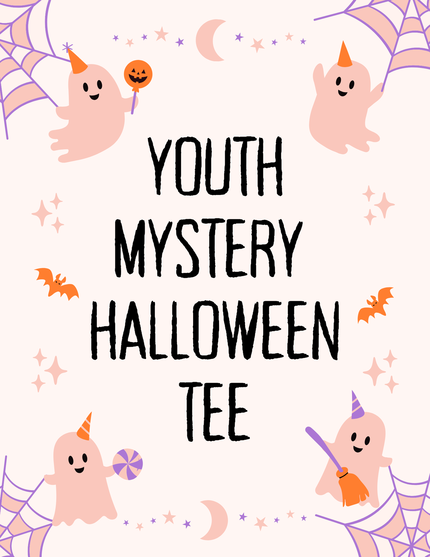 Youth Girl Halloween - 2 Mystery Tee - Gildan