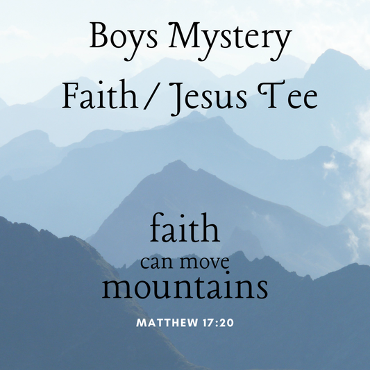Youth Boy Faith/JESUS - 2 Mystery Tee - Gildan