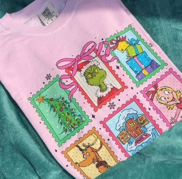 Stamp 6-pack Grinch Crew- COMFORT COLORS