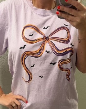 Purple/ Orange Bats - COMFORT COLORS