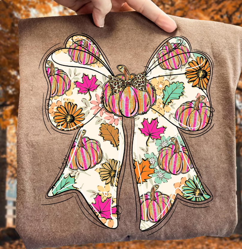 Pumpkin Bow - COMFORT COLORS
