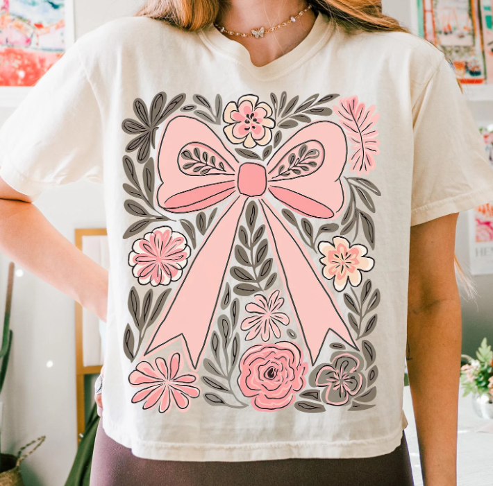 Floral Bow - COMFORT COLOR