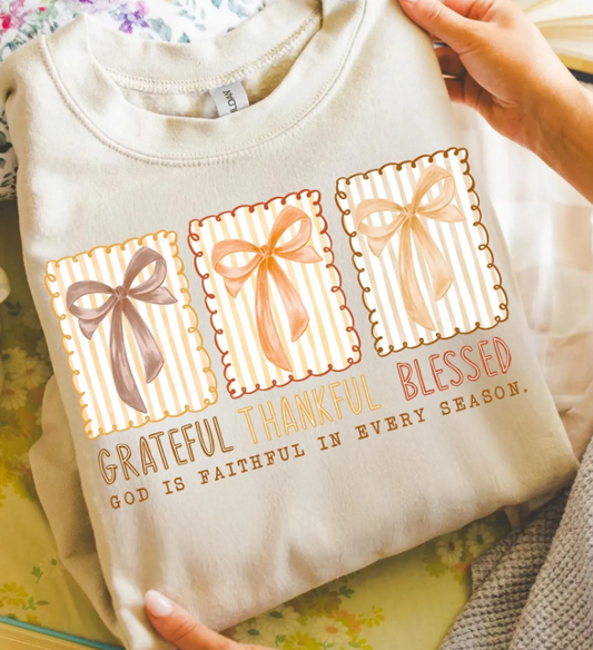 Grateful - Thankful - Blessed Sweatshirt