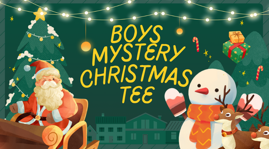 Youth Boy Christmas - 2 Mystery Tee - Gildan
